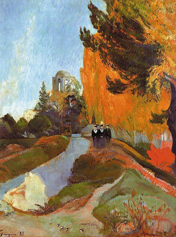 Paul Gauguin The Alyscamps at Arles oil painting picture